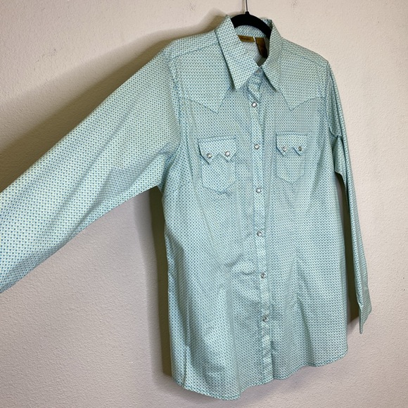 Wrangler Snap -Front Western Shirt Women's Large - Picture 4 of 13